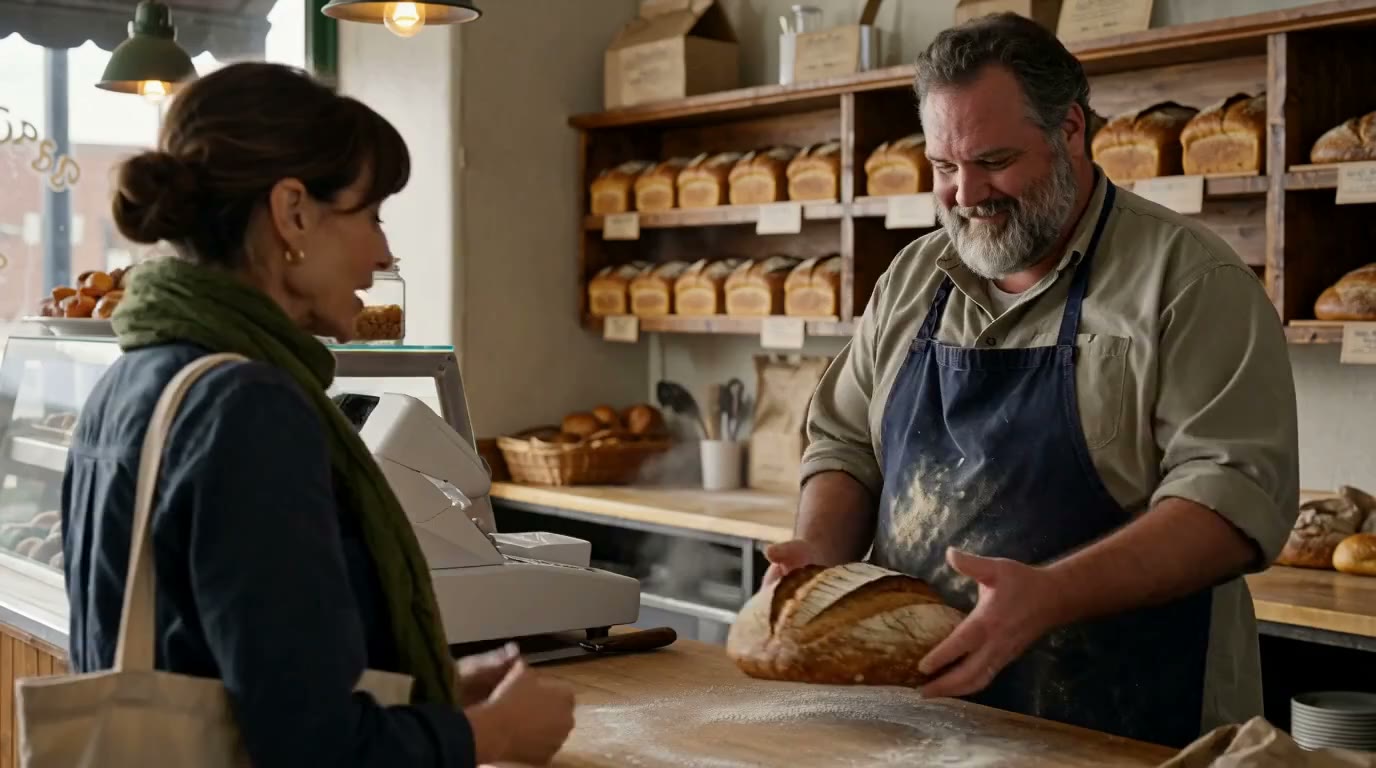 bakery scene reference frame